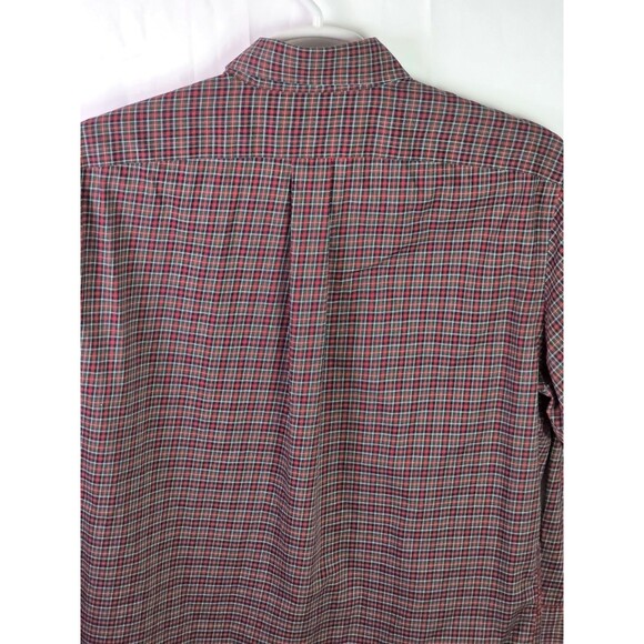 Polo‎ Ralph Lauren 16.5 -32/33  Red Plaid Classic Fit Button Down Shirt - Picture 5 of 8